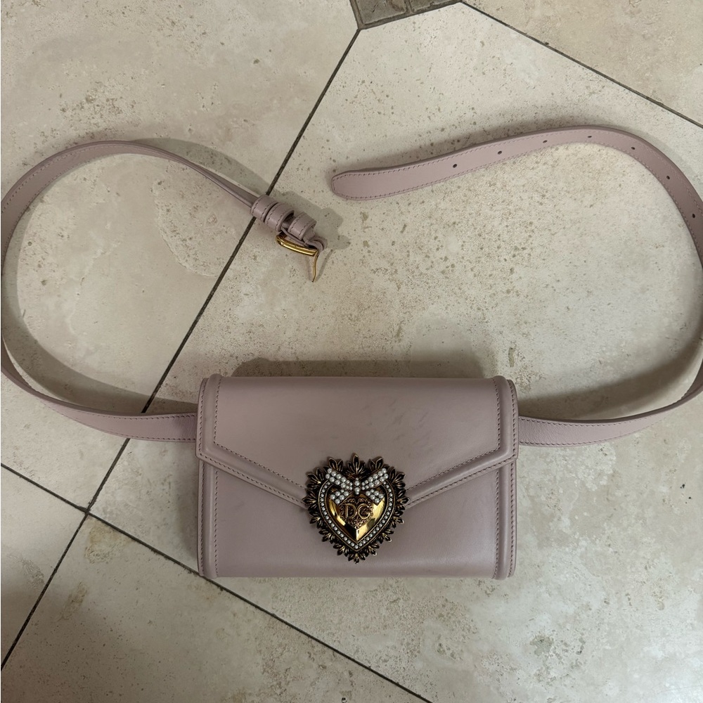 Dolce & Gabbana Mini Devotion Waist Bag with removable belt